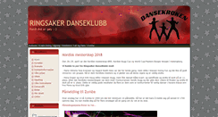 Desktop Screenshot of dansekroken.no