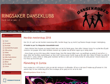 Tablet Screenshot of dansekroken.no